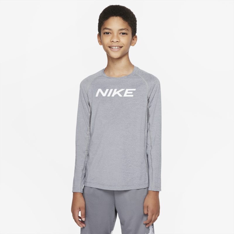 Nike Pro Dri-FIT Camiseta de manga larga - Niño - Gris Nike