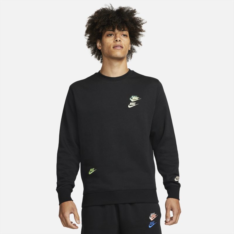 Nike Sportswear Sport Essentials+ Sudadera con tejido cepillado en la parte trasera - Hombre - Negro