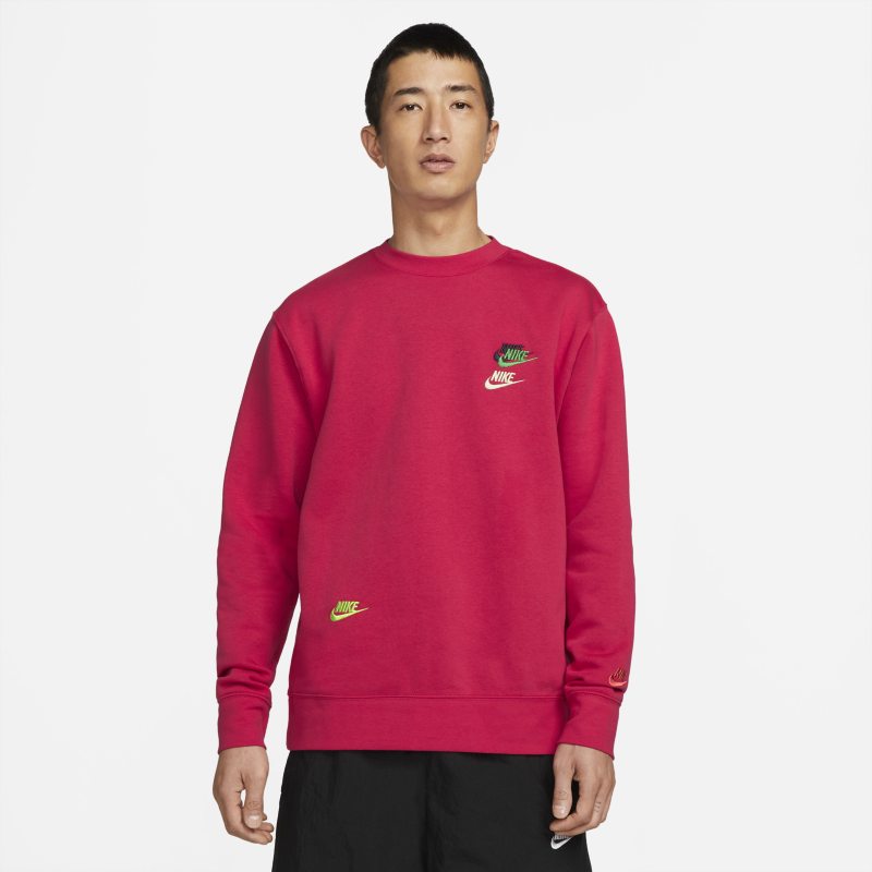 Nike Sportswear Sport Essentials+ Sudadera con tejido cepillado en la parte trasera - Hombre - Rojo