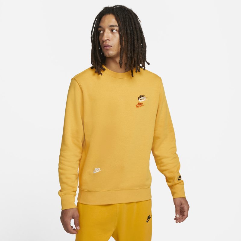 Nike Sportswear Sport Essentials+ Sudadera con tejido cepillado en la parte trasera - Hombre - Amarillo