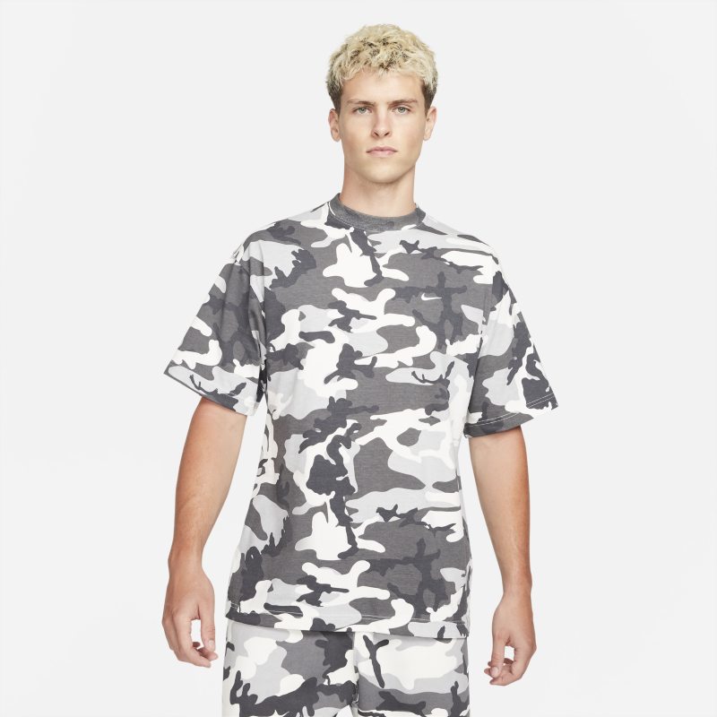 Nike Solo Swoosh Camiseta de camuflaje - Hombre - Gris