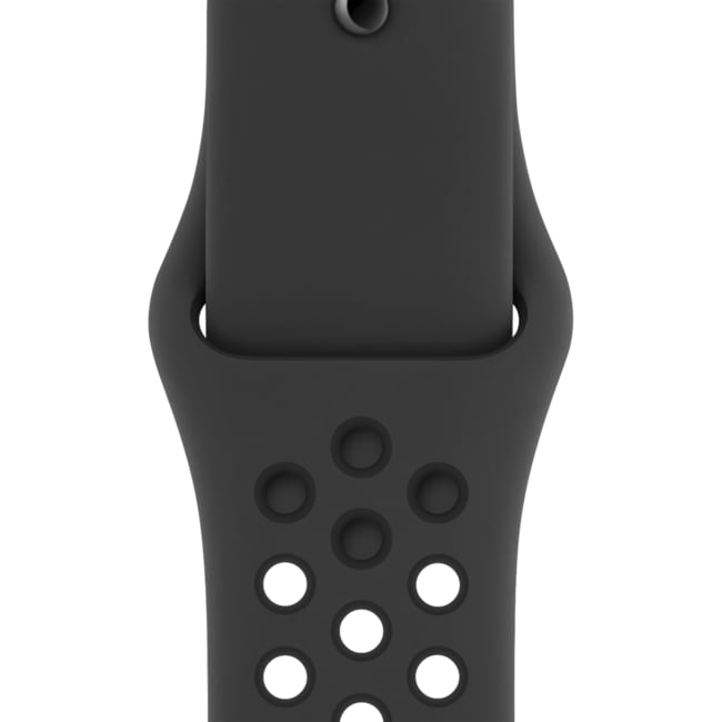 Apple Watch Nike Series 6 (GPS + Cellular) z paskiem sportowym Nike i kopertą 44 mm z aluminium w kolorze gwiezdnej szarości - Czerń