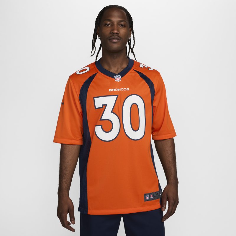 NFL Denver Broncos (Phillip Lindsay) Camiseta de fútbol americano - Hombre - Naranja