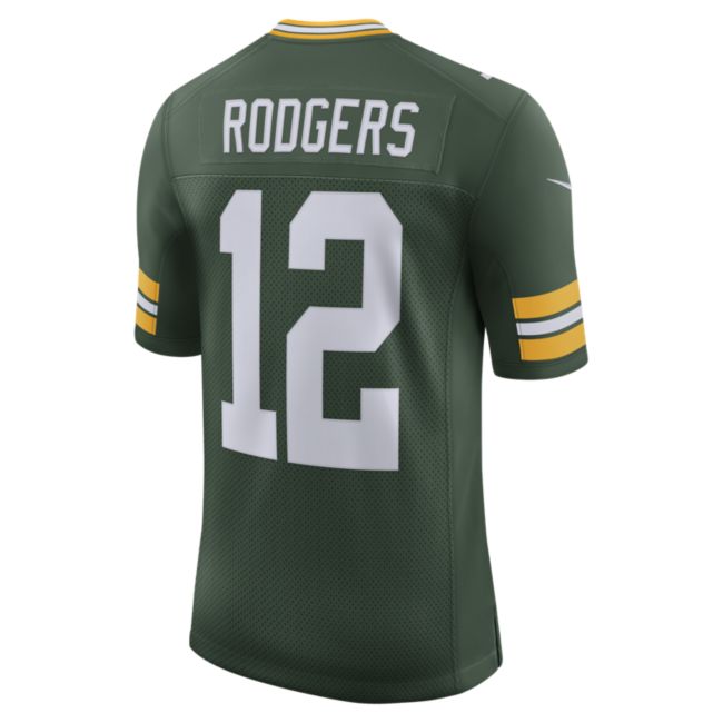 Męska limitowana koszulka do futbolu amerykańskiego NFL Green Bay Packers Vapor Untouchable (Aaron Rodgers) - Zieleń