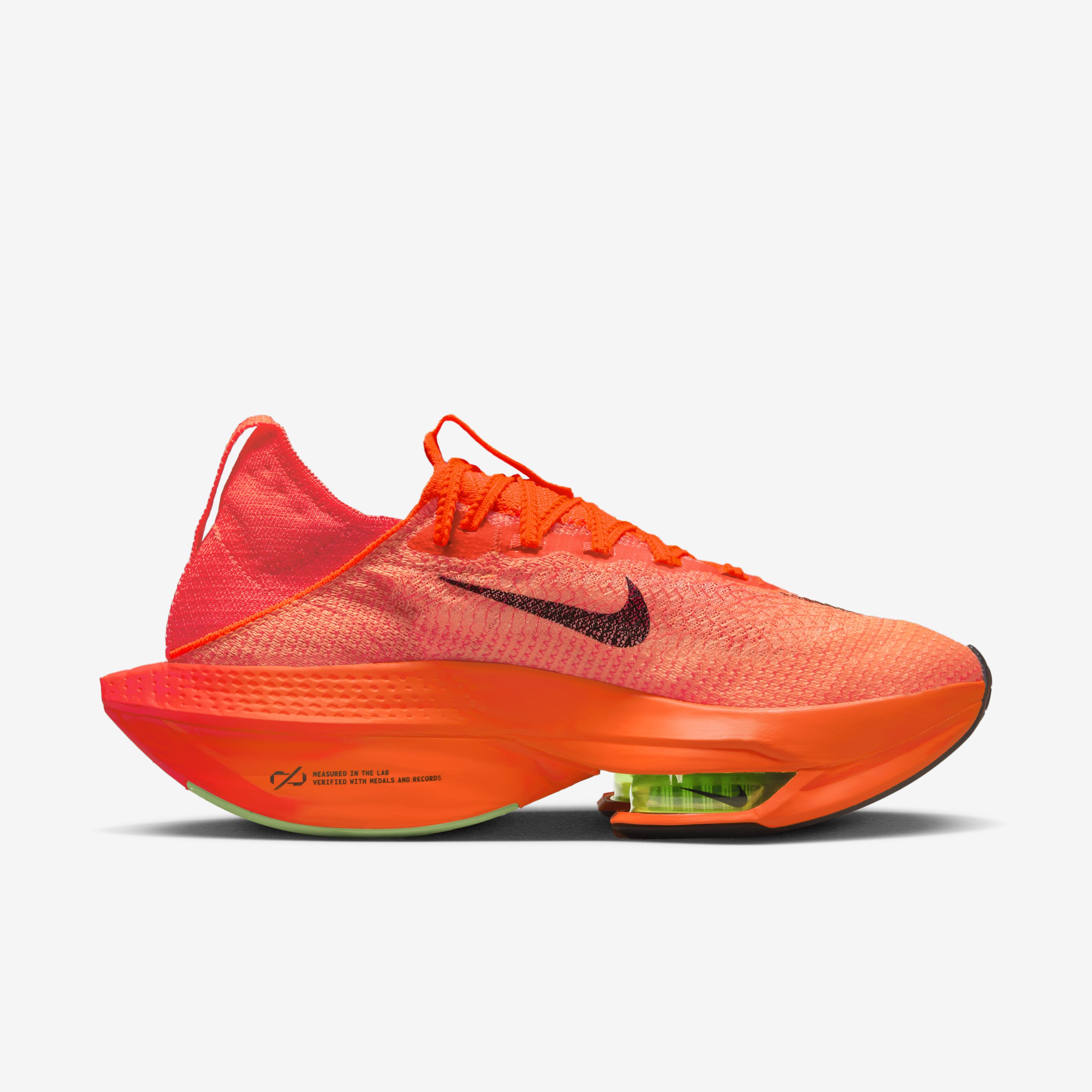 Nike Air Zoom Alphafly NEXT% 2, Naranja total/Carmesí brillante/Verde fantasma/Negro, hi-res