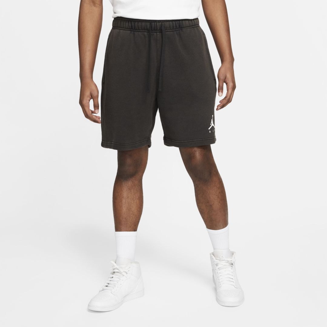 Jordan Jumpman Men's Washed Fleece Shorts In Black | ModeSens