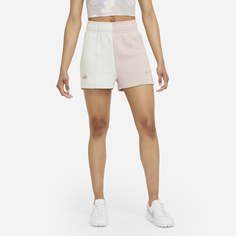 Nike Sportswear Pantalón corto de tejido Fleece - Mujer - Rosa