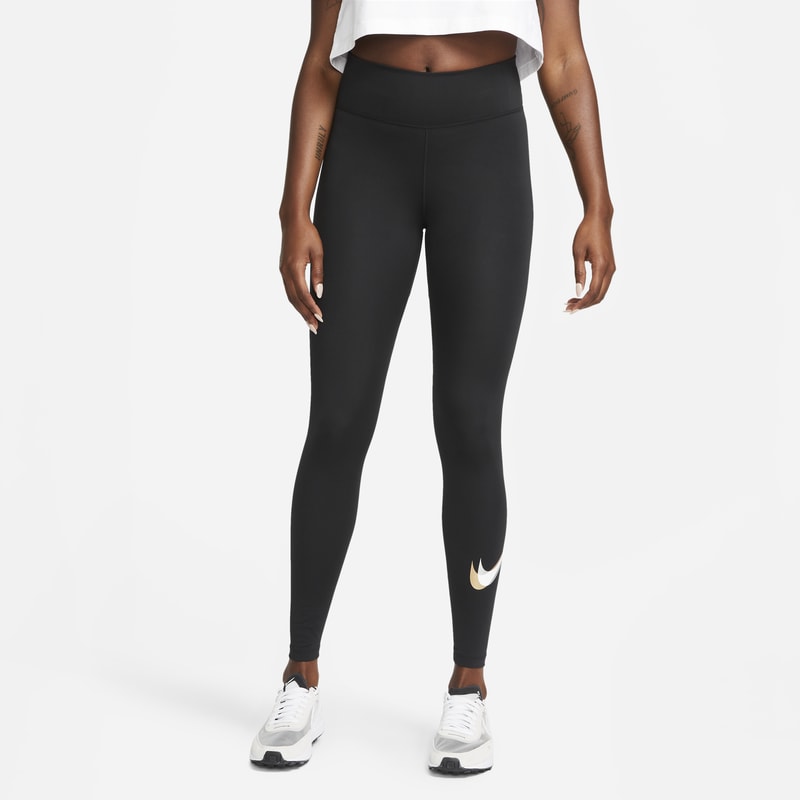 Nike One Luxe Dri-FIT Leggings de talle medio para baile - Mujer - Negro