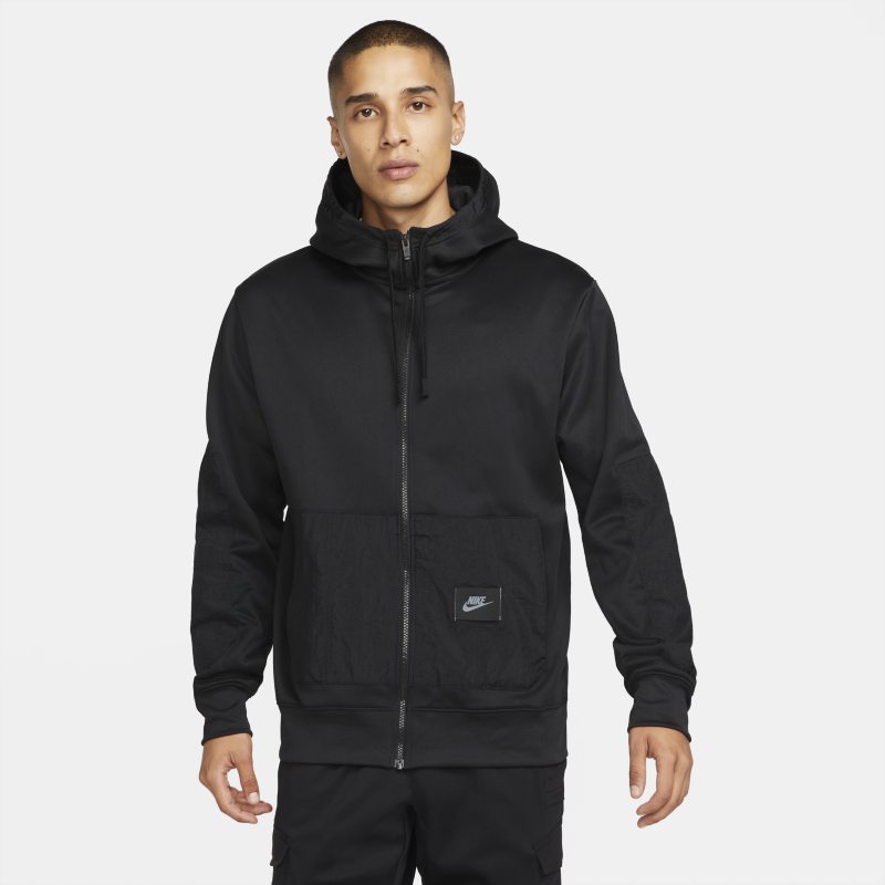 Nike Sportswear Dri-FIT Sudadera con capucha de tejido Fleece con cremallera completa - Hombre - Negro