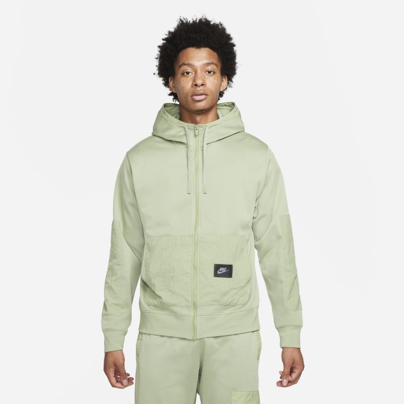 Nike Sportswear Dri-FIT Sudadera con capucha de tejido Fleece con cremallera completa - Hombre - Verde