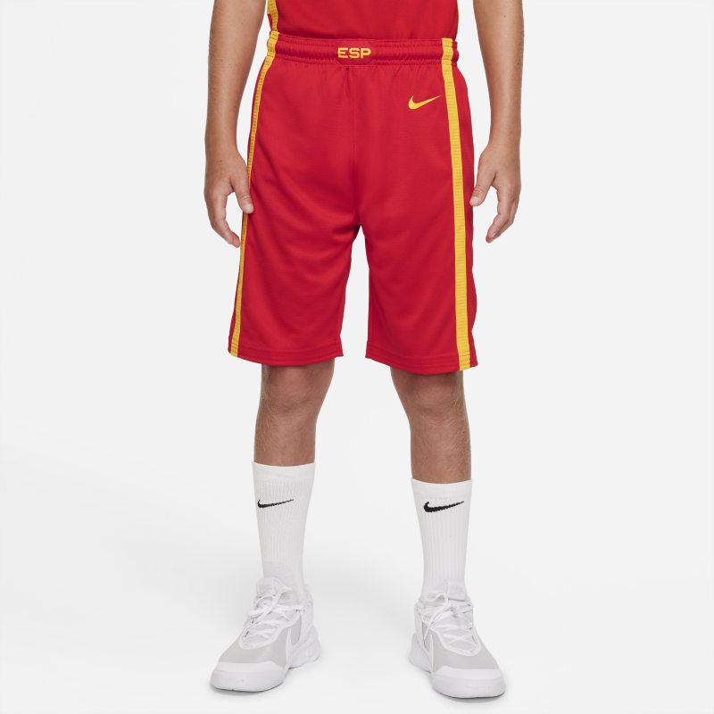 Basketshorts Spanien (Road) Nike för ungdom - Röd