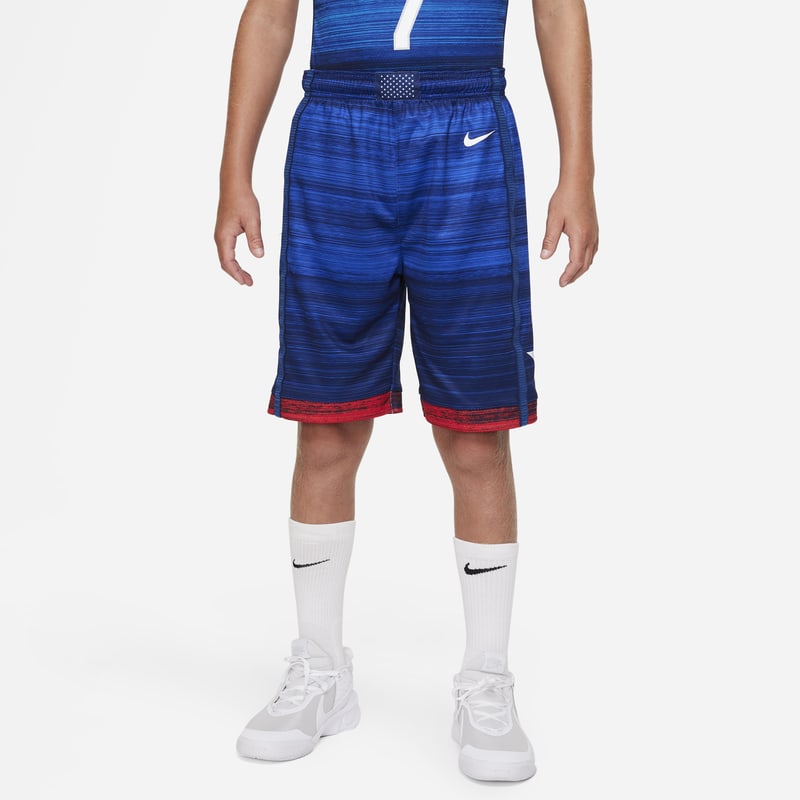 Segunda equipación Nike Team USA Pantalón corto de baloncesto Nike-Niño/a - Azul