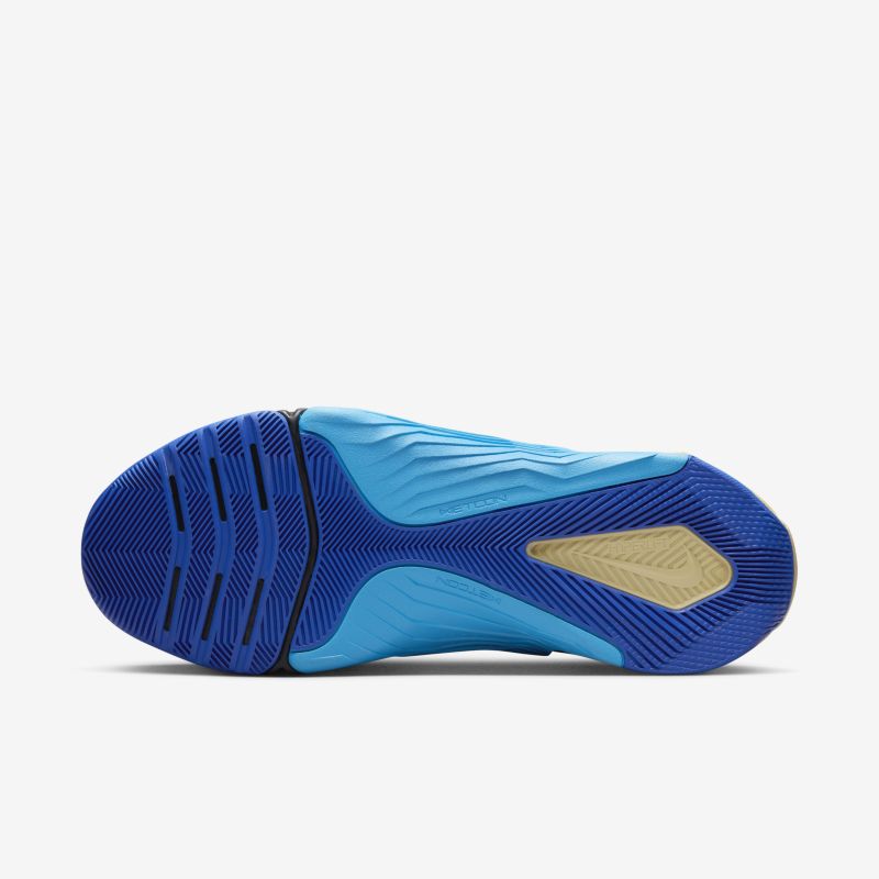 Nike Metcon 8, Antracita/Azul relámpago/Hiperroyal/Tinte limón, hi-res