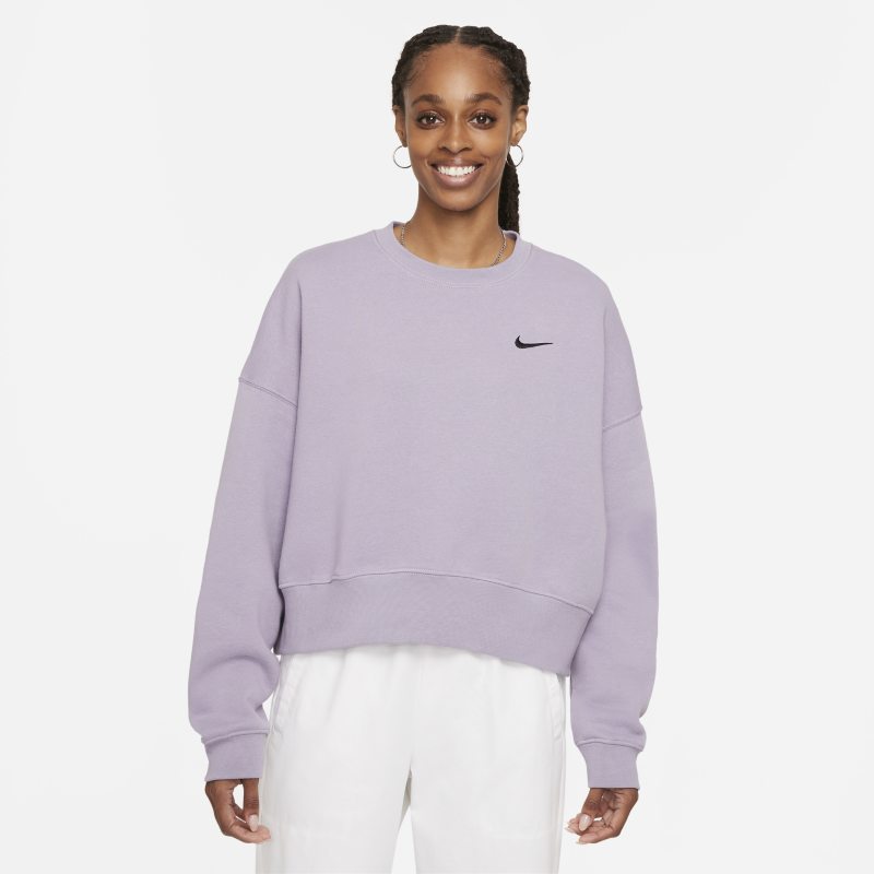 Nike Sportswear Camiseta corta de tejido Fleece - Mujer - Morado
