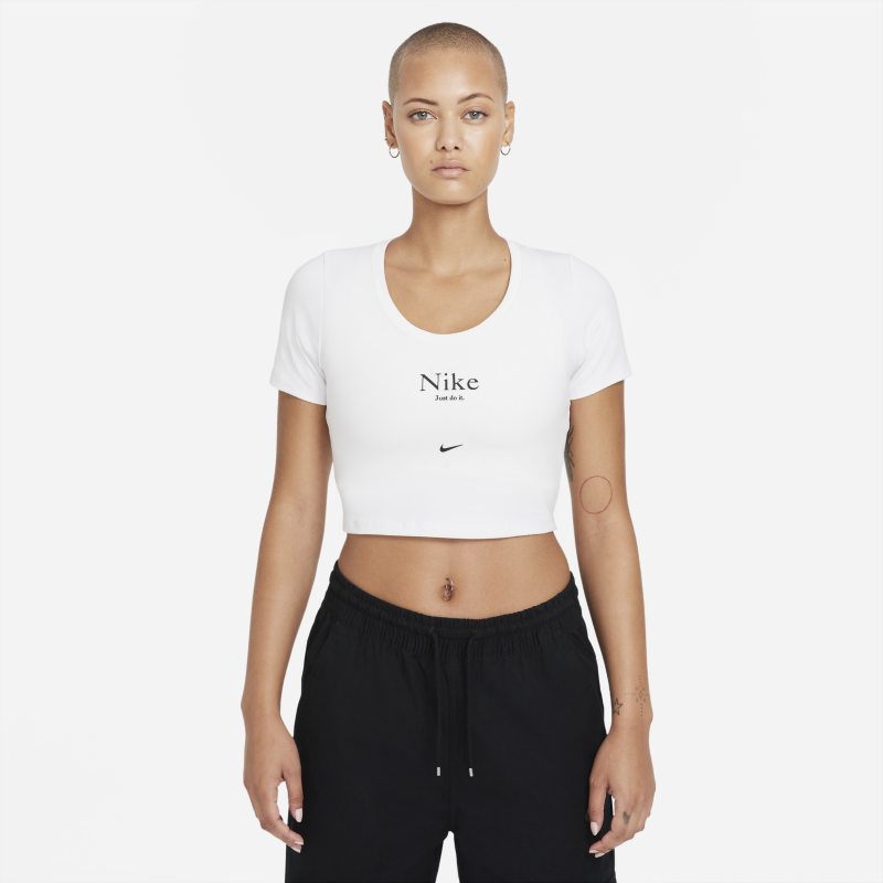 Nike Sportswear Essential Camiseta corta de manga corta - Mujer - Blanco