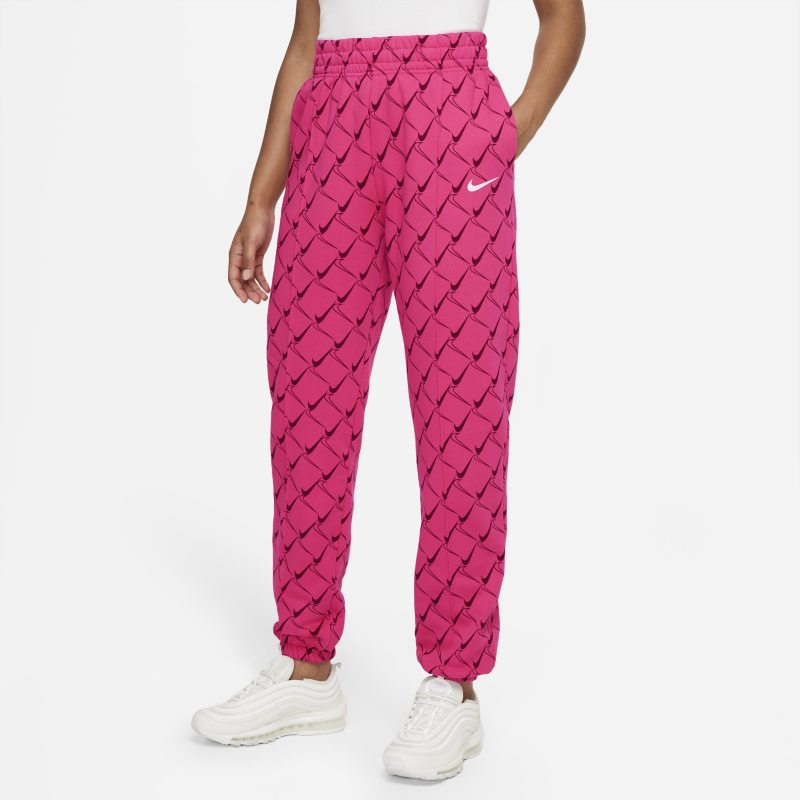 Nike Sportswear Pantalón con estampado - Mujer - Rosa