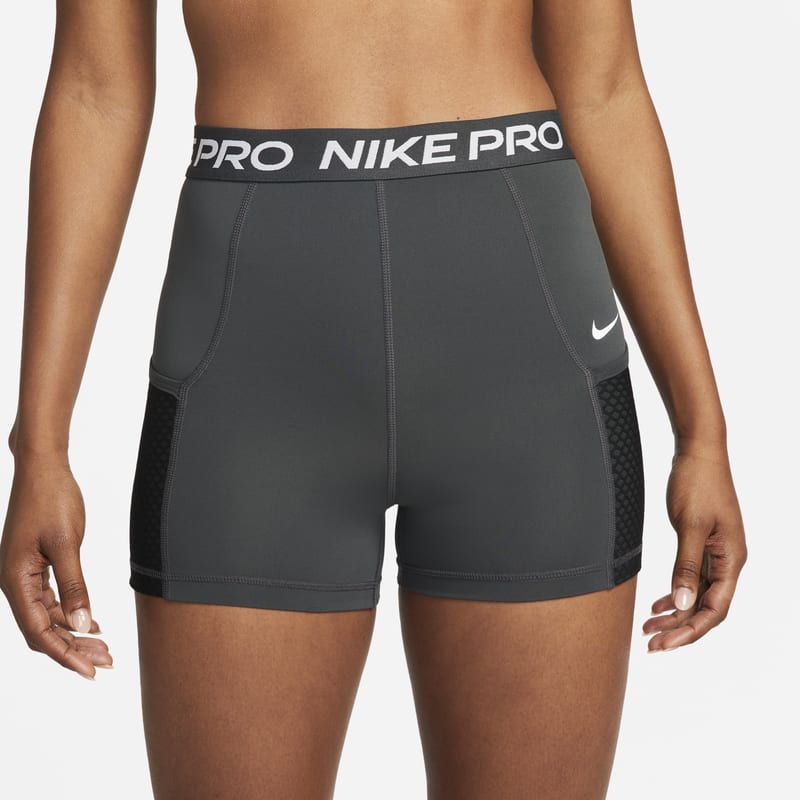 Nike Pro Dri-FIT, Gris humo oscuro/Negro/Blanco, hi-res
