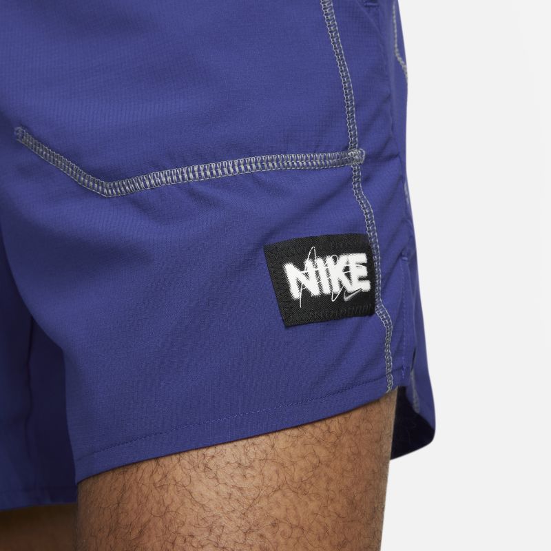 Nike Dri-FIT Stride D.Y.E., Azul real oscuro/Gris ahumado, hi-res