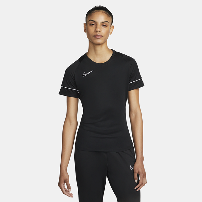 Nike Dri-FIT Academy Women's Short-Sleeve Top - Black | DQ6746-010 ...