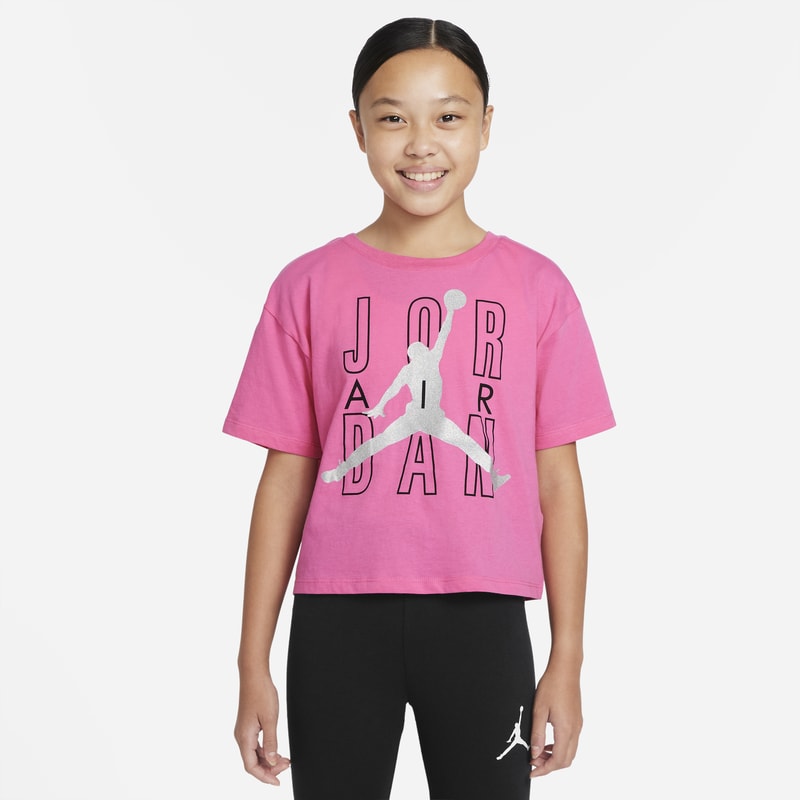Jordan Camiseta - Niña - Rosa