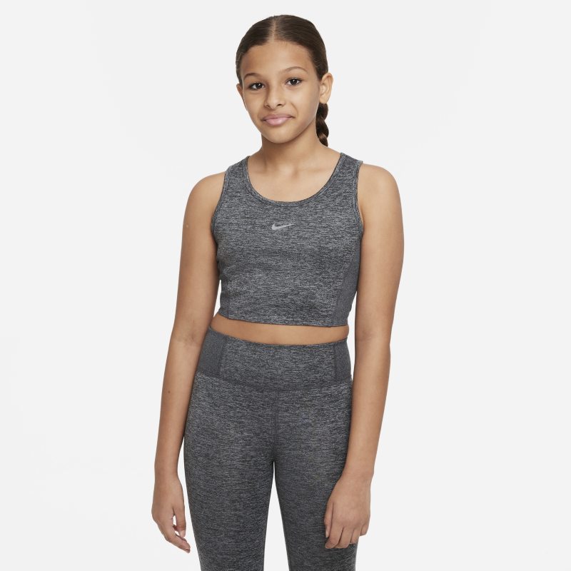 Linne Nike Yoga Dri-FIT för ungdom (tjejer) - Grå