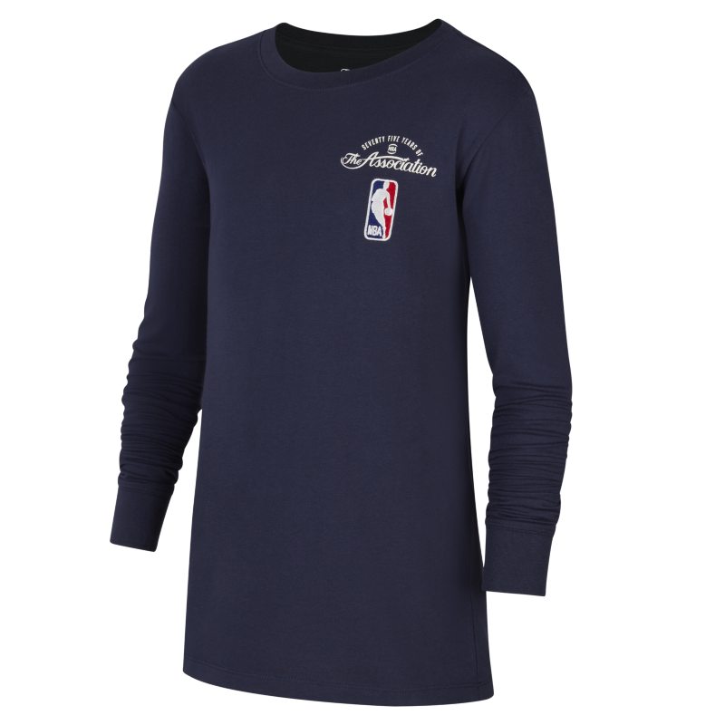 Team 31 Courtside Camiseta de manga larga Nike de la NBA - Niño/a - Azul