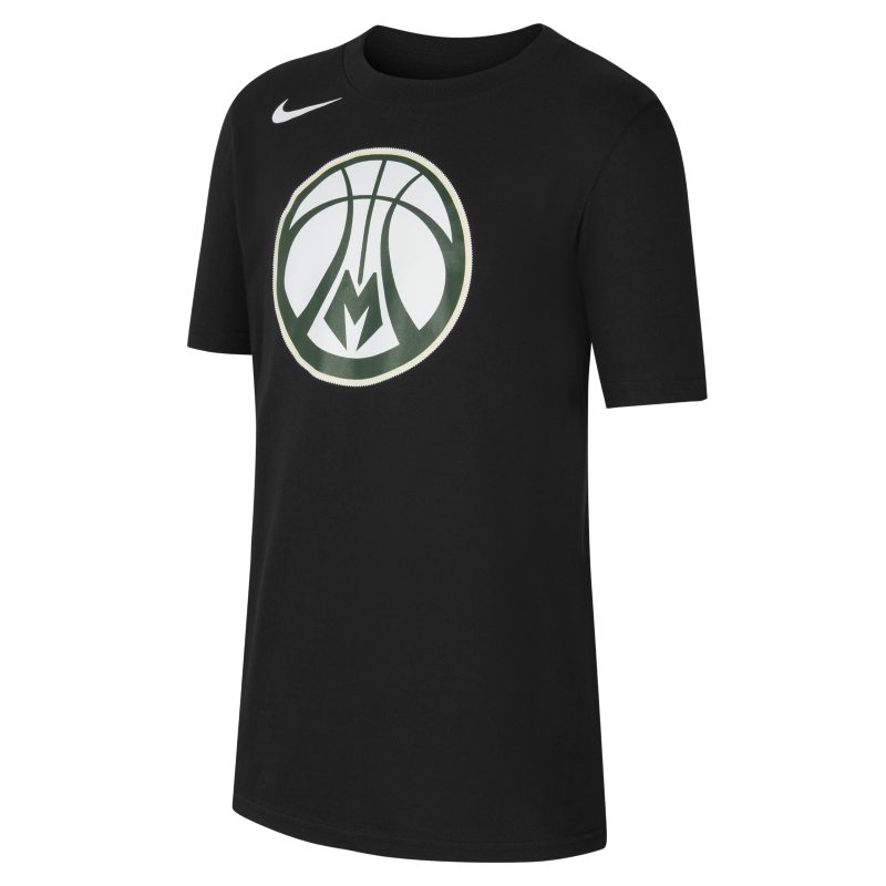 Milwaukee Bucks Camiseta Nike Dri-FIT NBA - Niño/a - Negro