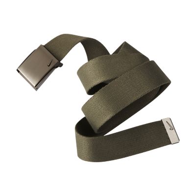 Nike Tech Essentials Web Golf Belt   Olive