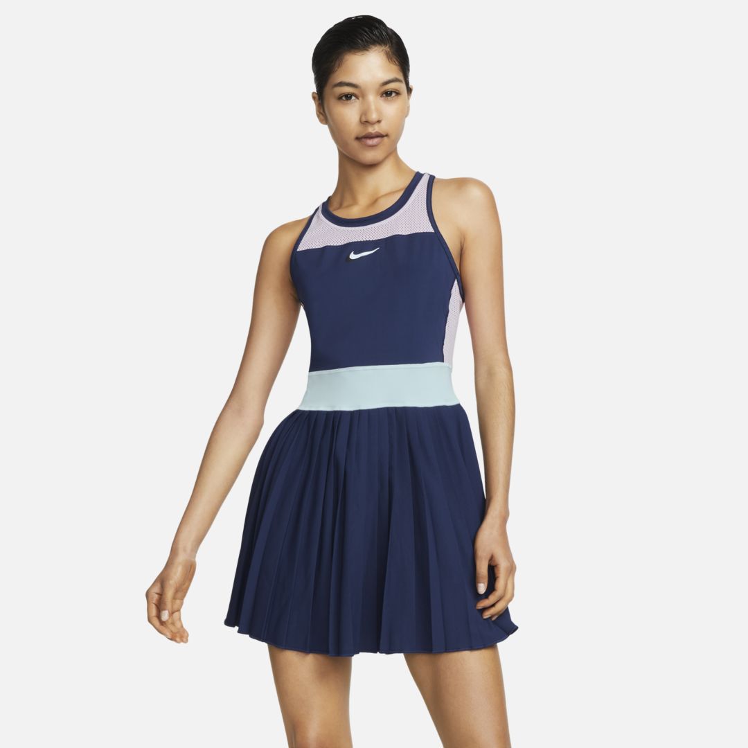 Nike Court Dri-fit Slam Women's Tennis Dress In Midnight Navy,light ...