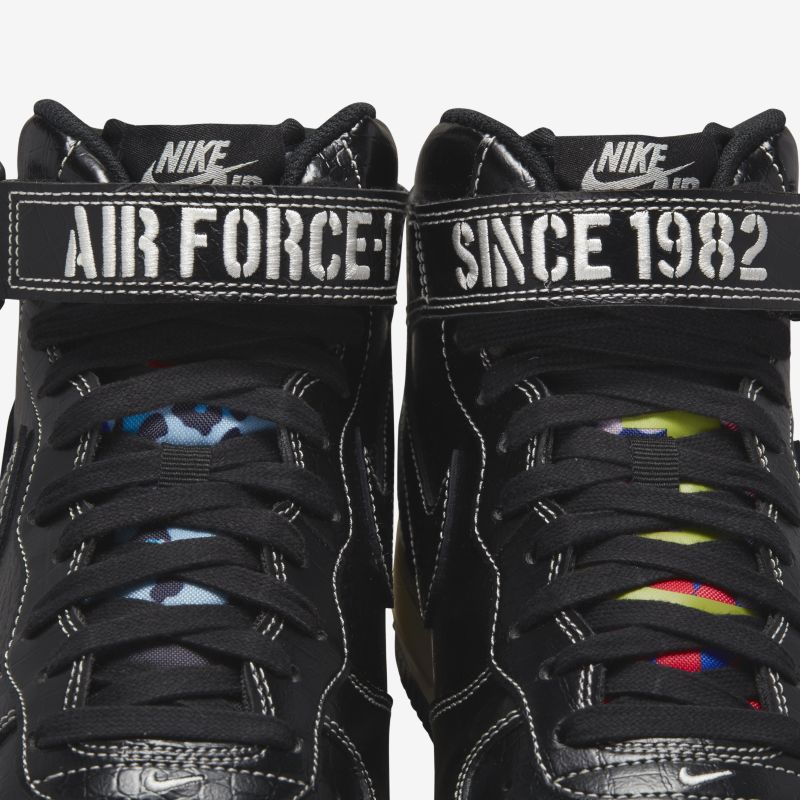 Nike Air Force 1 Mid 07 LX, NEGRO, hi-res