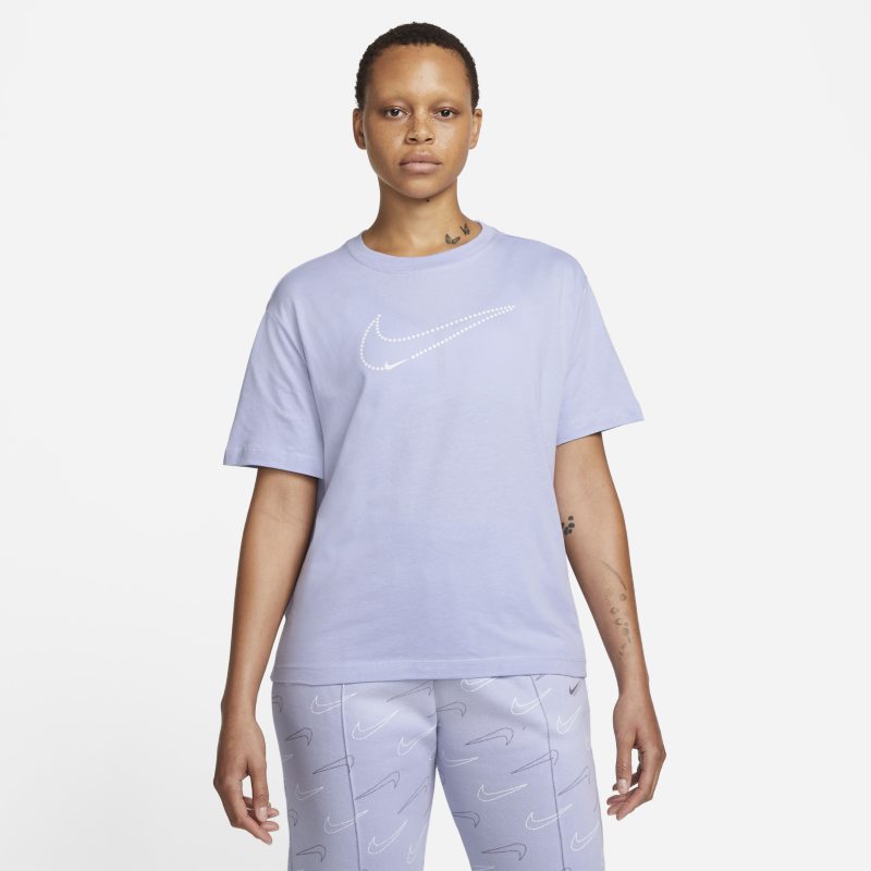 Nike Sportswear Camiseta metalizada - Mujer - Morado