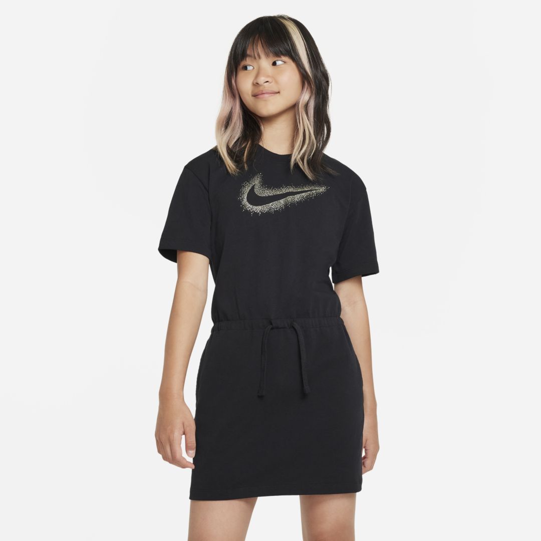 Nike Sportswear Big Kids' (girls') Dress In Black | ModeSens