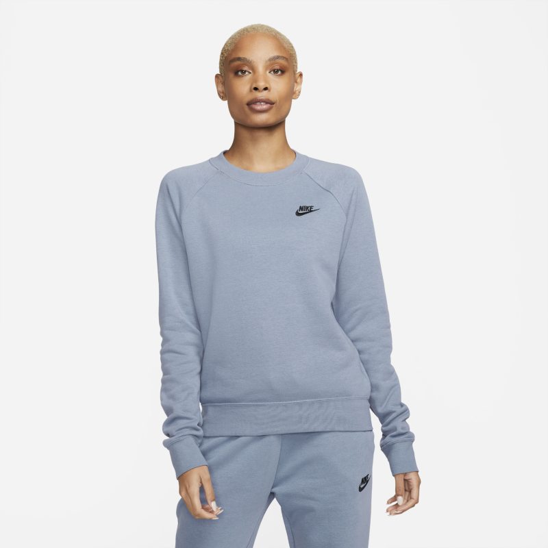 Image of Felpa in fleece Nike Sportswear Essential - Donna - Blu