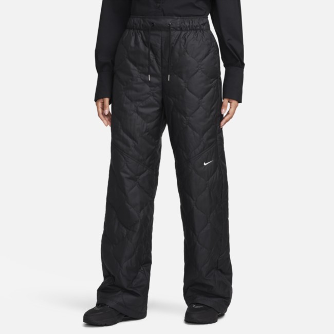 Pantalon taille haute matelassé à ourlet ouvert Nike Sportswear Essential
