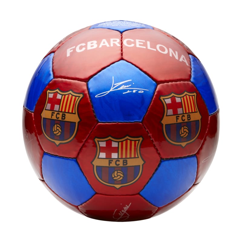 Ballon de football de grande taille FC Barcelona - Rouge