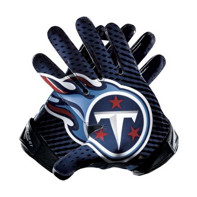 Nike Vapor Jet 2.0 (NFL Tennessee Titans) Mens Football Gloves   Coast