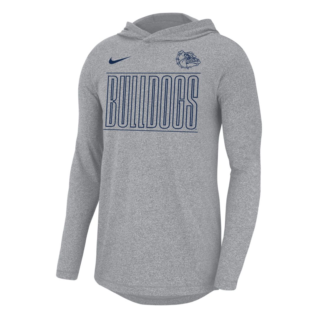 Nike College (gonzaga) Men's Long-sleeve Hoodie In Grey | ModeSens