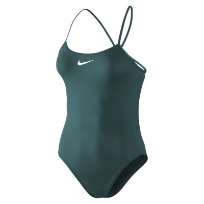  Nike Core Solid Womens Cut Out Tank Swimsuit