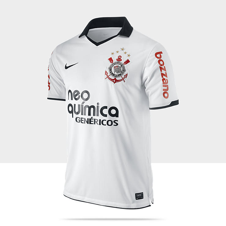 2011/12 Official S.C. Corinthians Paulista Home Mens Soccer Jersey 