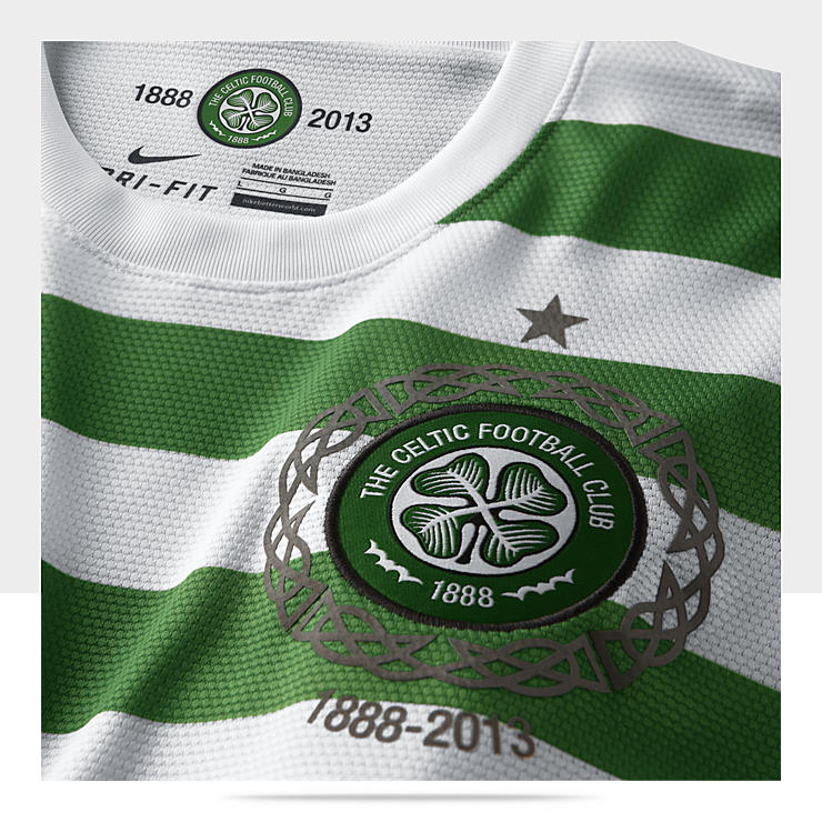  2012/13 Celtic FC Replica Short Sleeve Mens Soccer Jersey