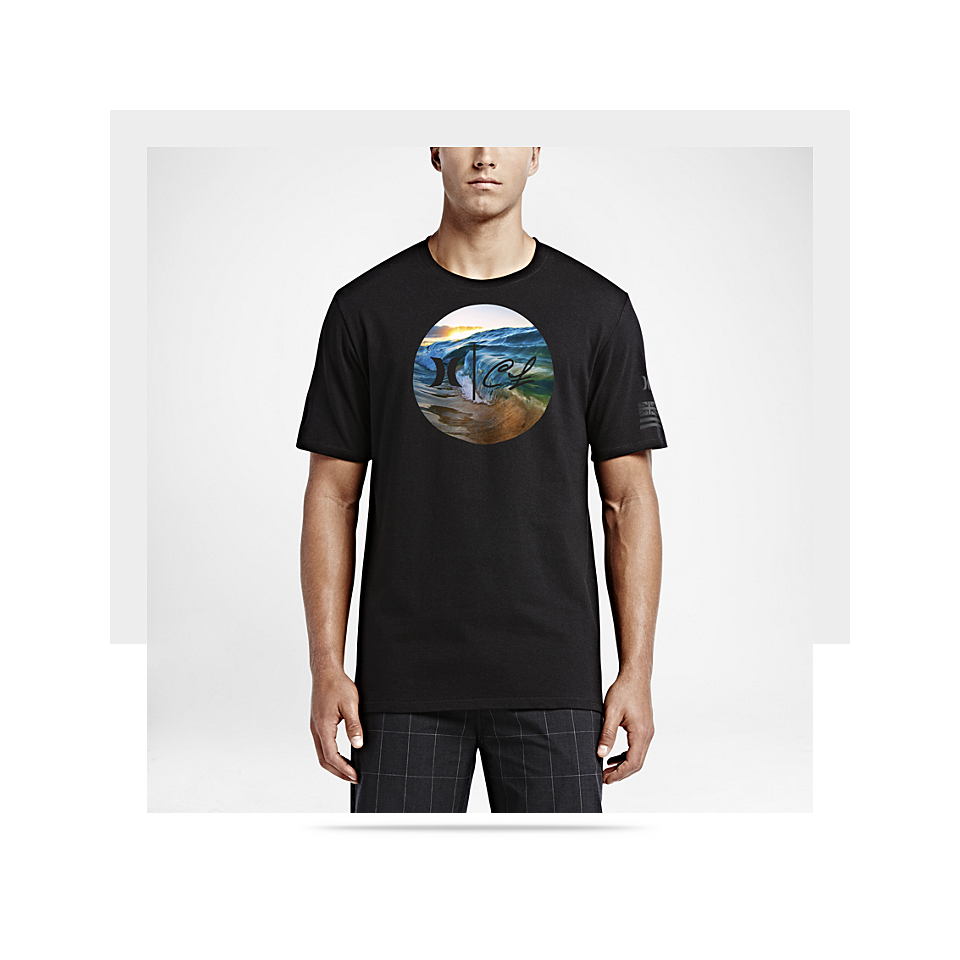 Hurley Rise Premium Mens T Shirt DK