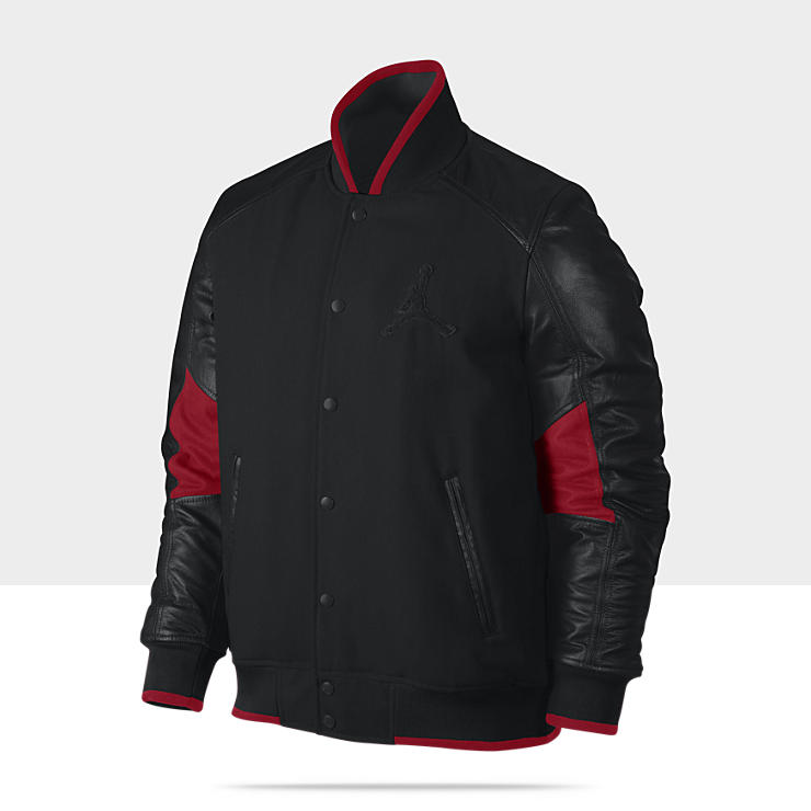 Jordan VIP Letterman Mens Jacket 517915_010_A