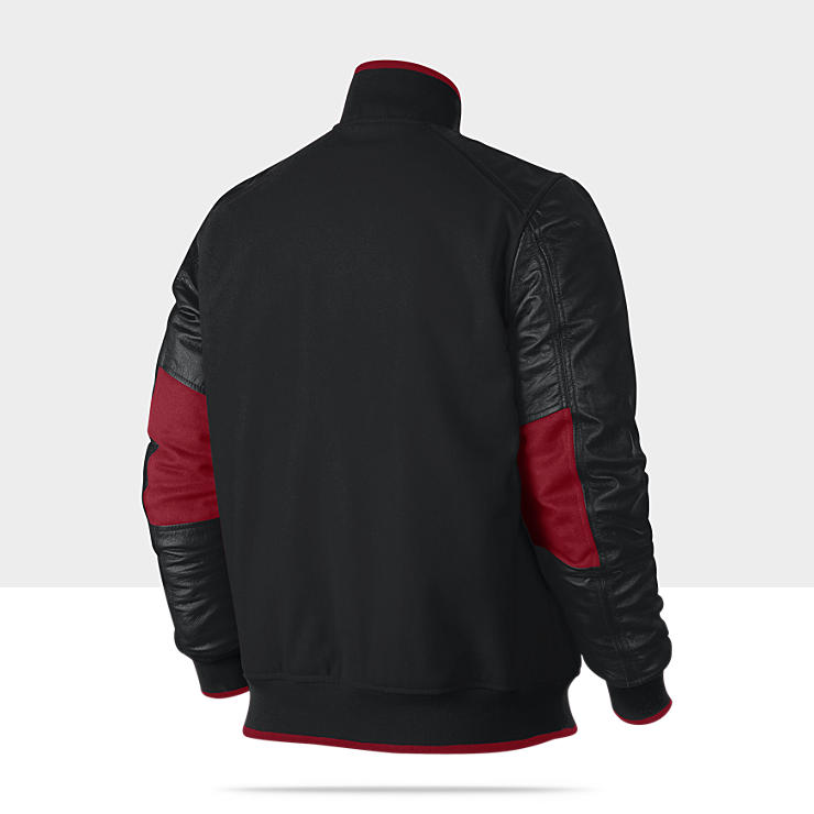 Jordan VIP Letterman Mens Jacket 517915_010_B