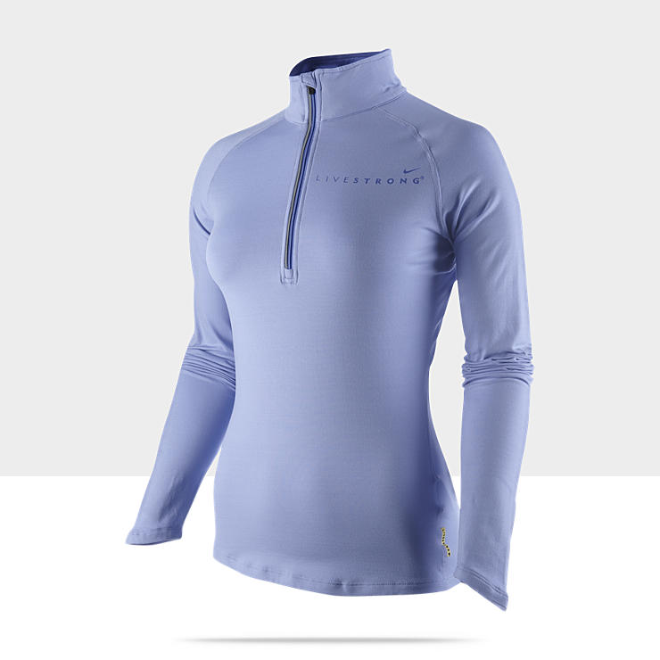 LIVESTRONG Element Half Zip Womens Running Top 467933_571_A