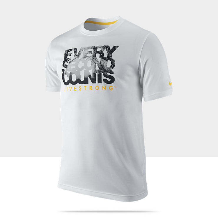 livestrong every second men s training t shirt $ 30 00