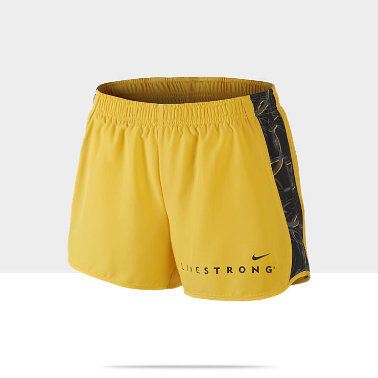  LIVESTRONG Lo Rise Tempo Print 4 Womens Running Shorts