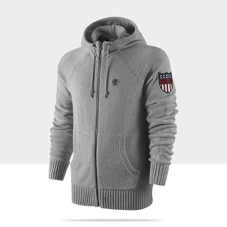 LeBron AW77 Knit Mens Hooded Sweater 485155_063_A