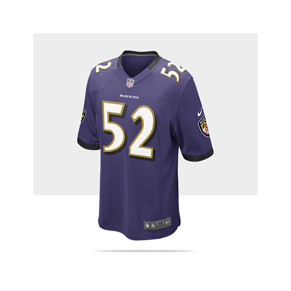 NFL Baltimore Ravens (Ray Lewis) Boys Football Home Game Jersey