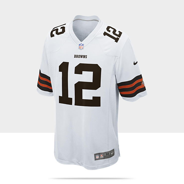    Browns Colt McCoy Mens Football Away Game Jersey 479383_102_A