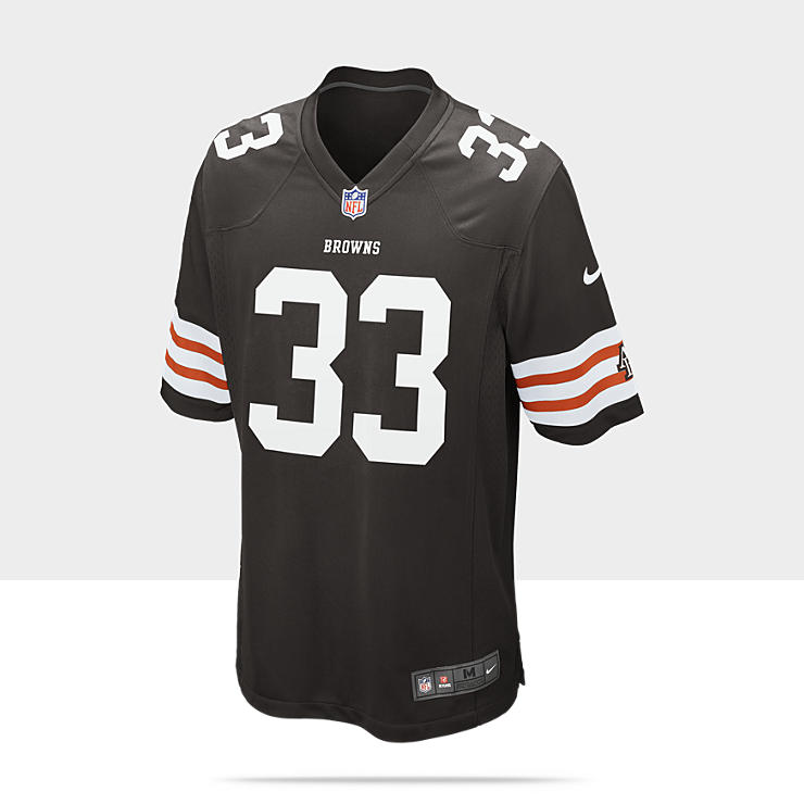    Trent Richardson Mens Football Home Game Jersey 468949_246_A